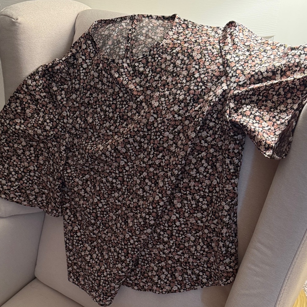 Floral Print Women's Top